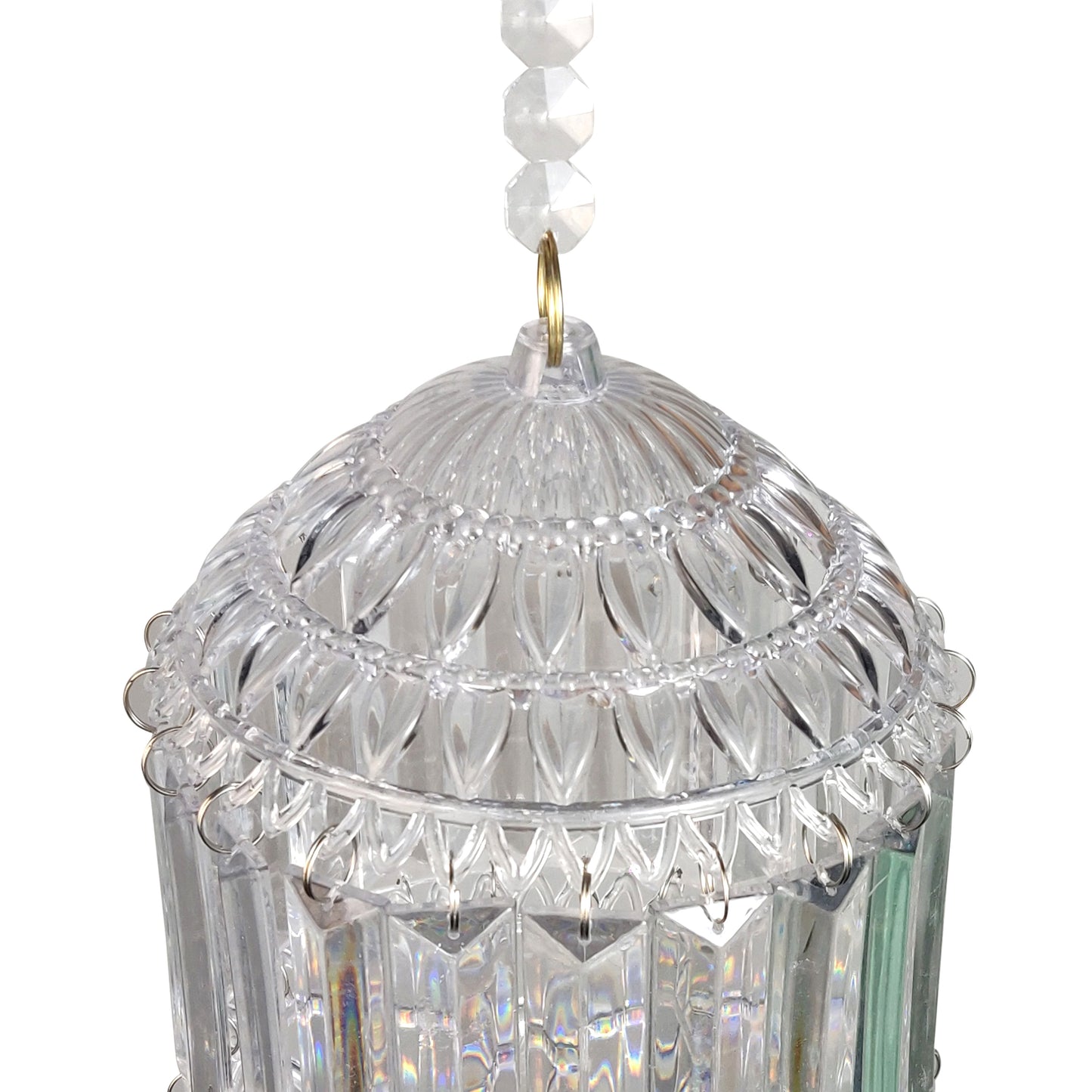 Mini Acrylic Crystal Jhumar/Chandelier for Indoor Outdoor Decorations