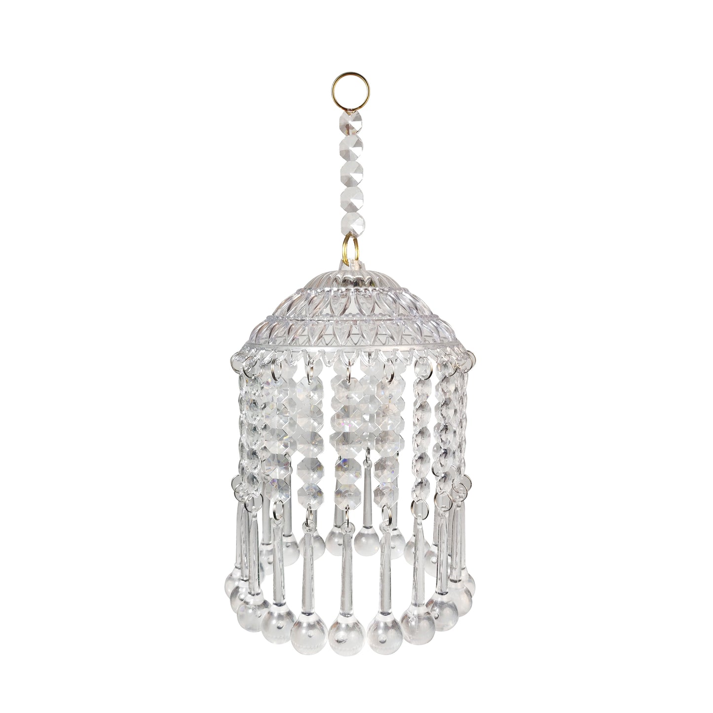 Mini Acrylic Crystal Jhumar/Chandelier for Indoor Outdoor Decorations