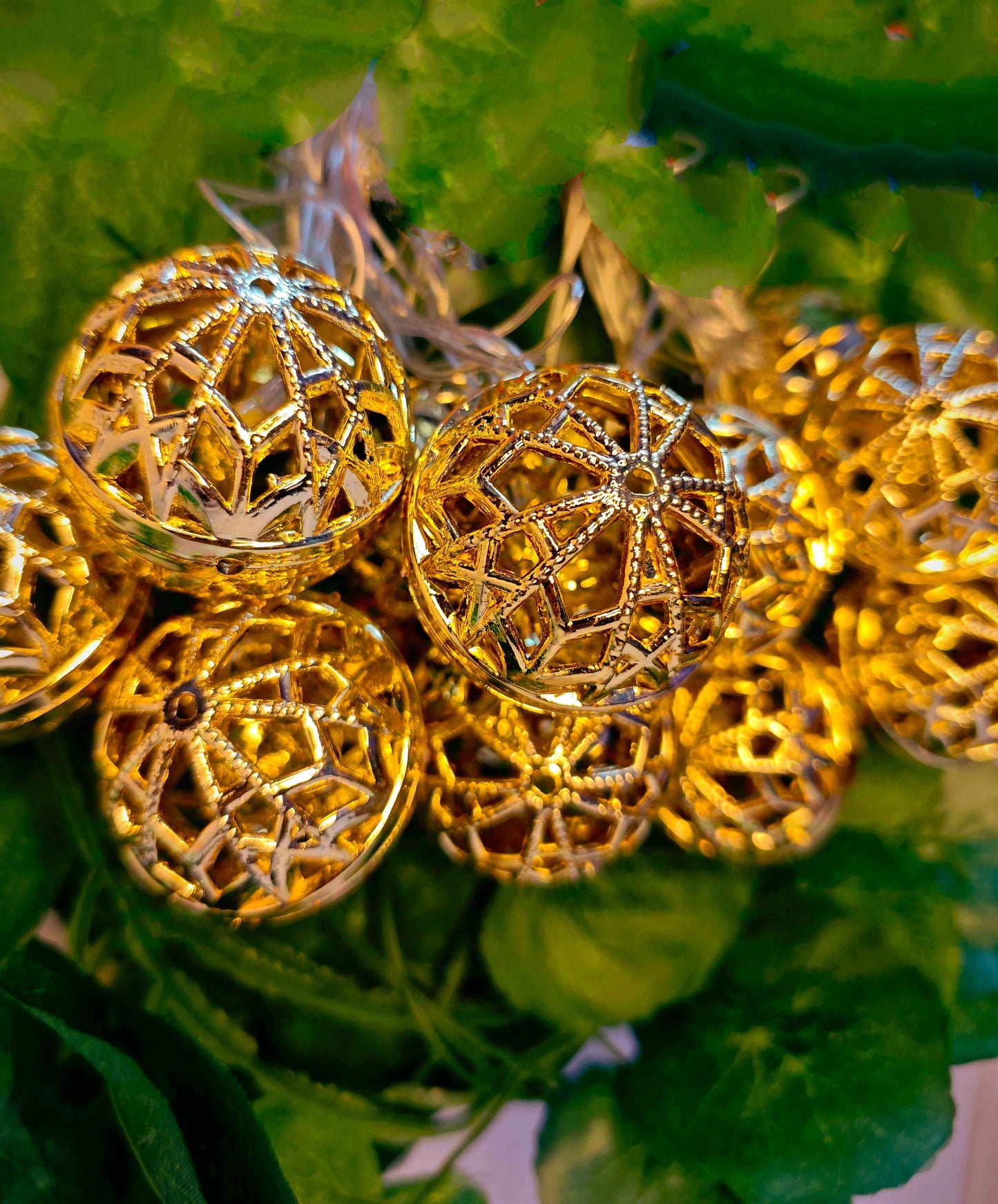 Round Shape Moroccan Style Hanging Fairy Light String
