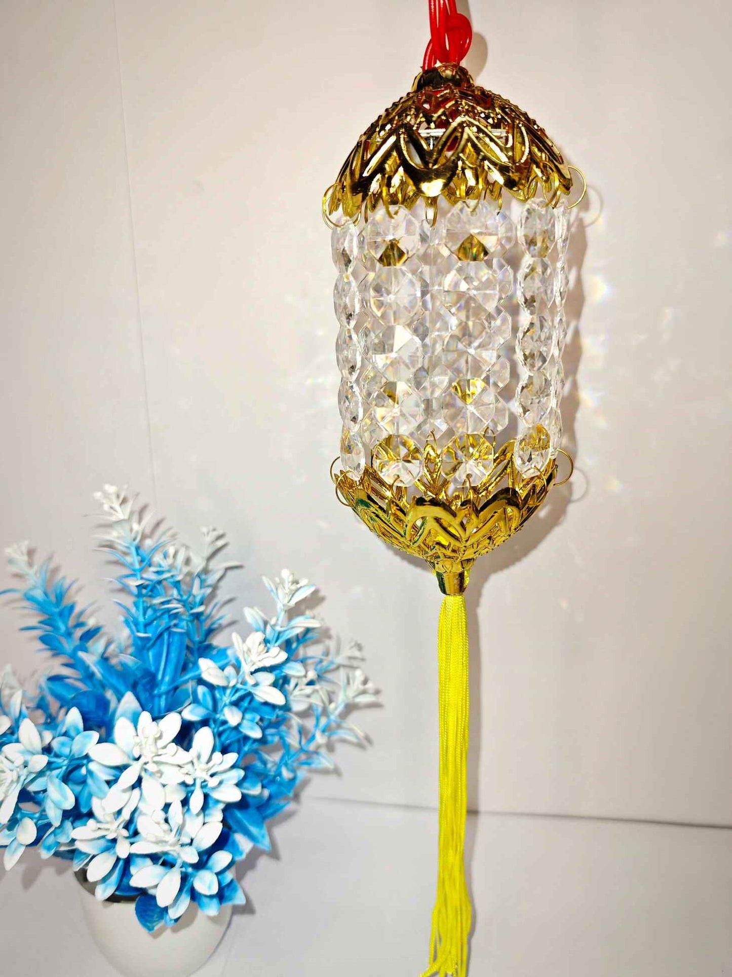 Round Kandeel Warm White LED Toran Lights – Moroccan-Style Hanging String Lights for Festive & Home Décor