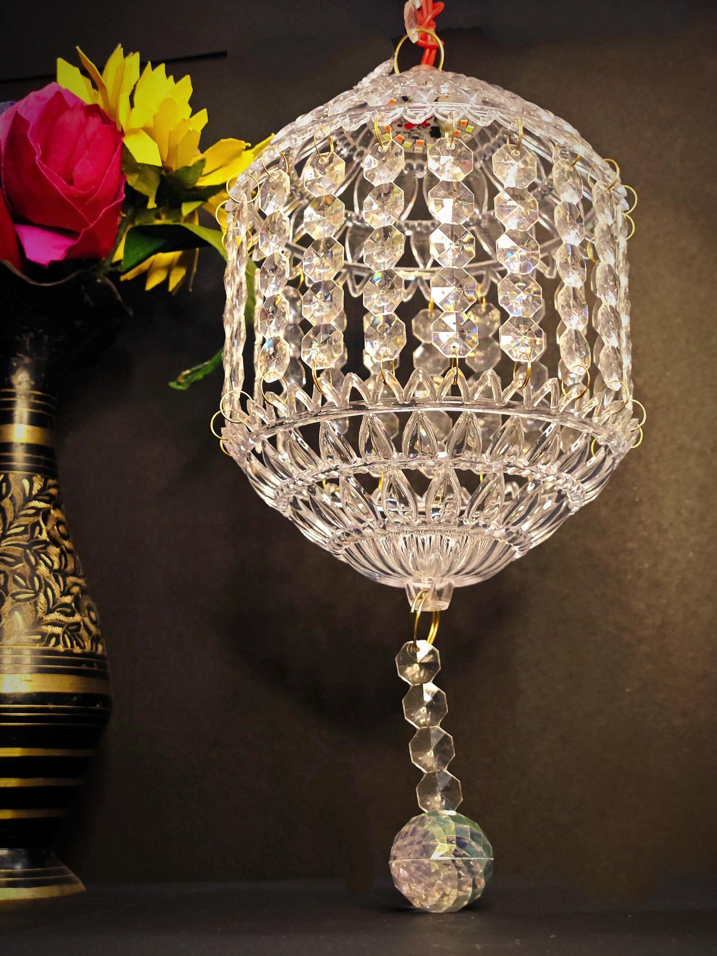 Traditional Acrylic KANDEEL with RGB LED Light