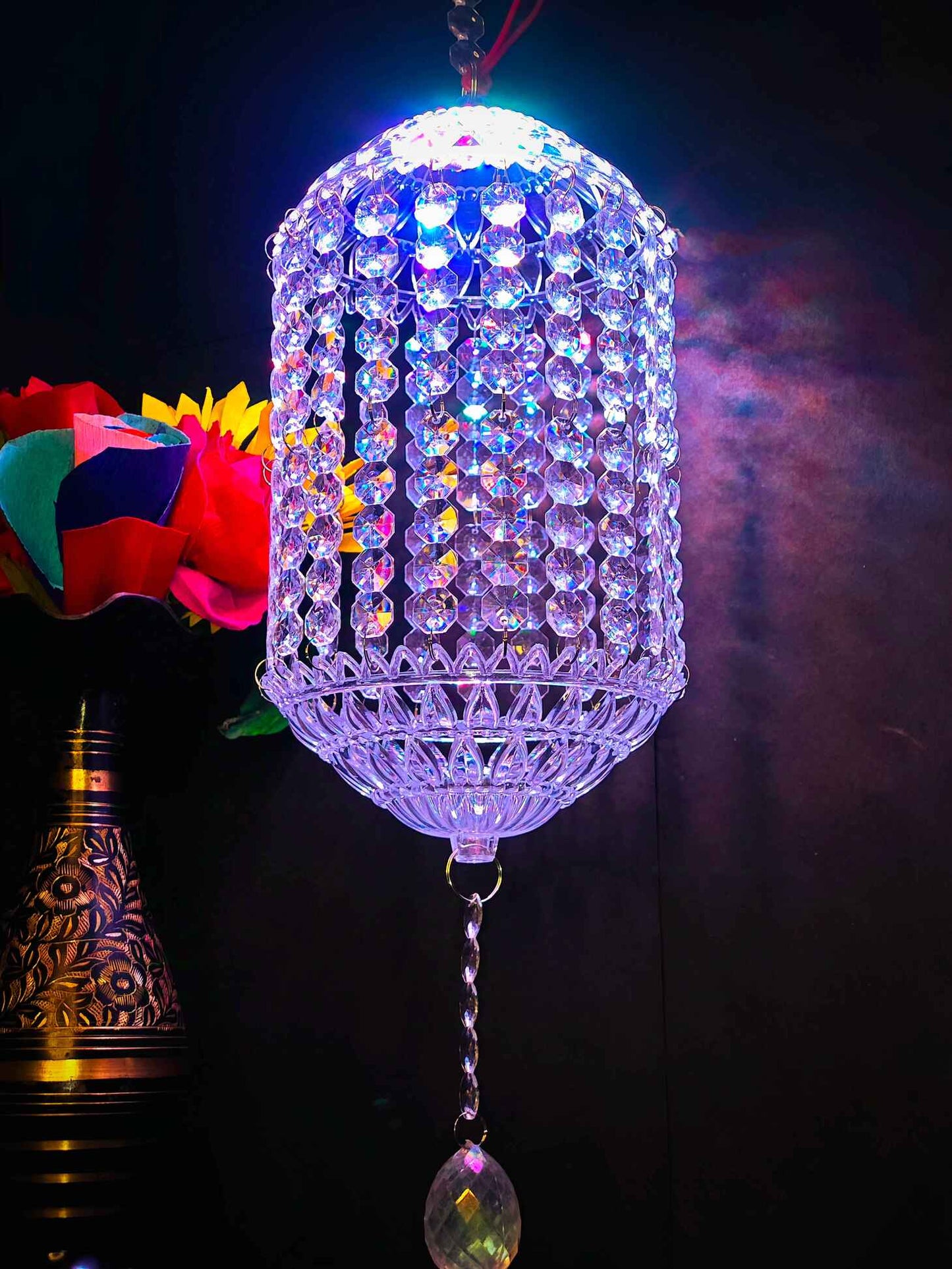 Traditional Acrylic KANDEEL with RGB LED Light