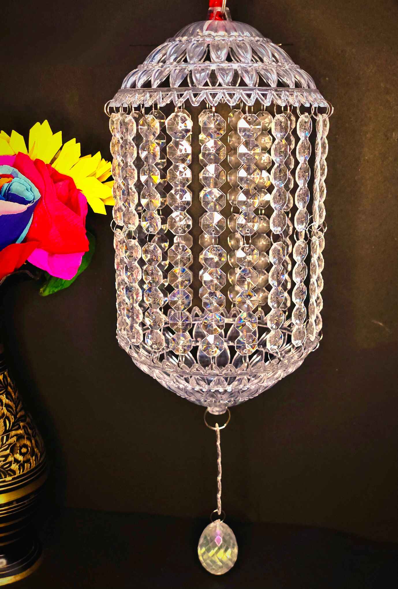 Traditional Acrylic KANDEEL with RGB LED Light