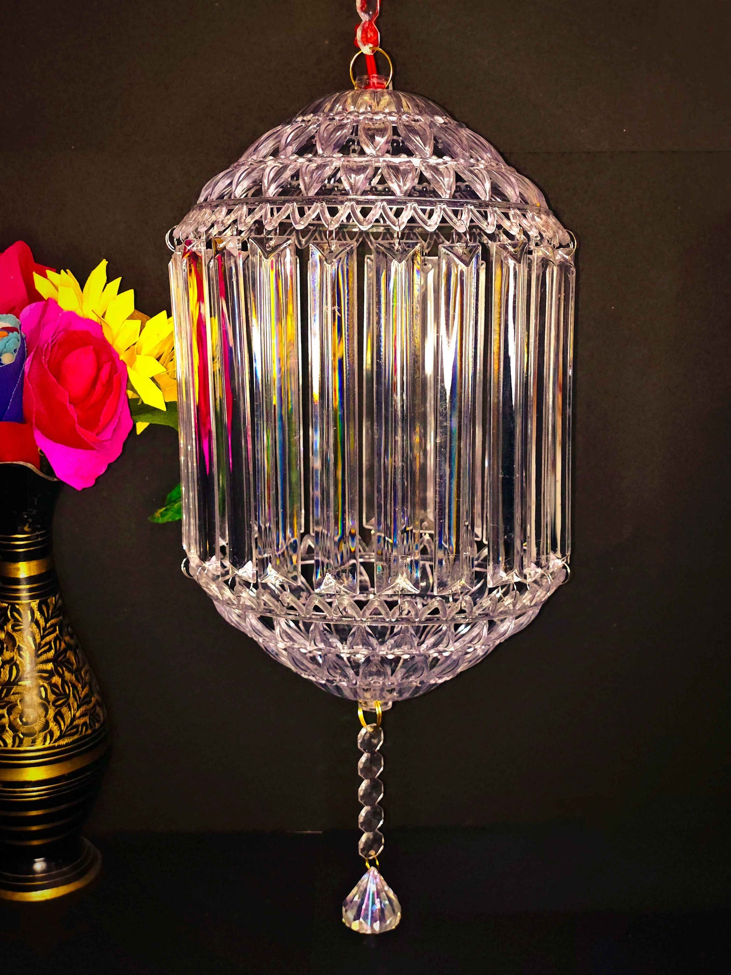 Traditional Acrylic KANDEEL with RGB LED Light