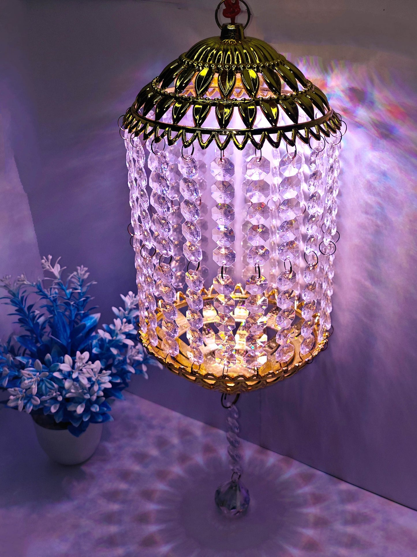 Traditional Acrylic KANDEEL with RGB LED Light