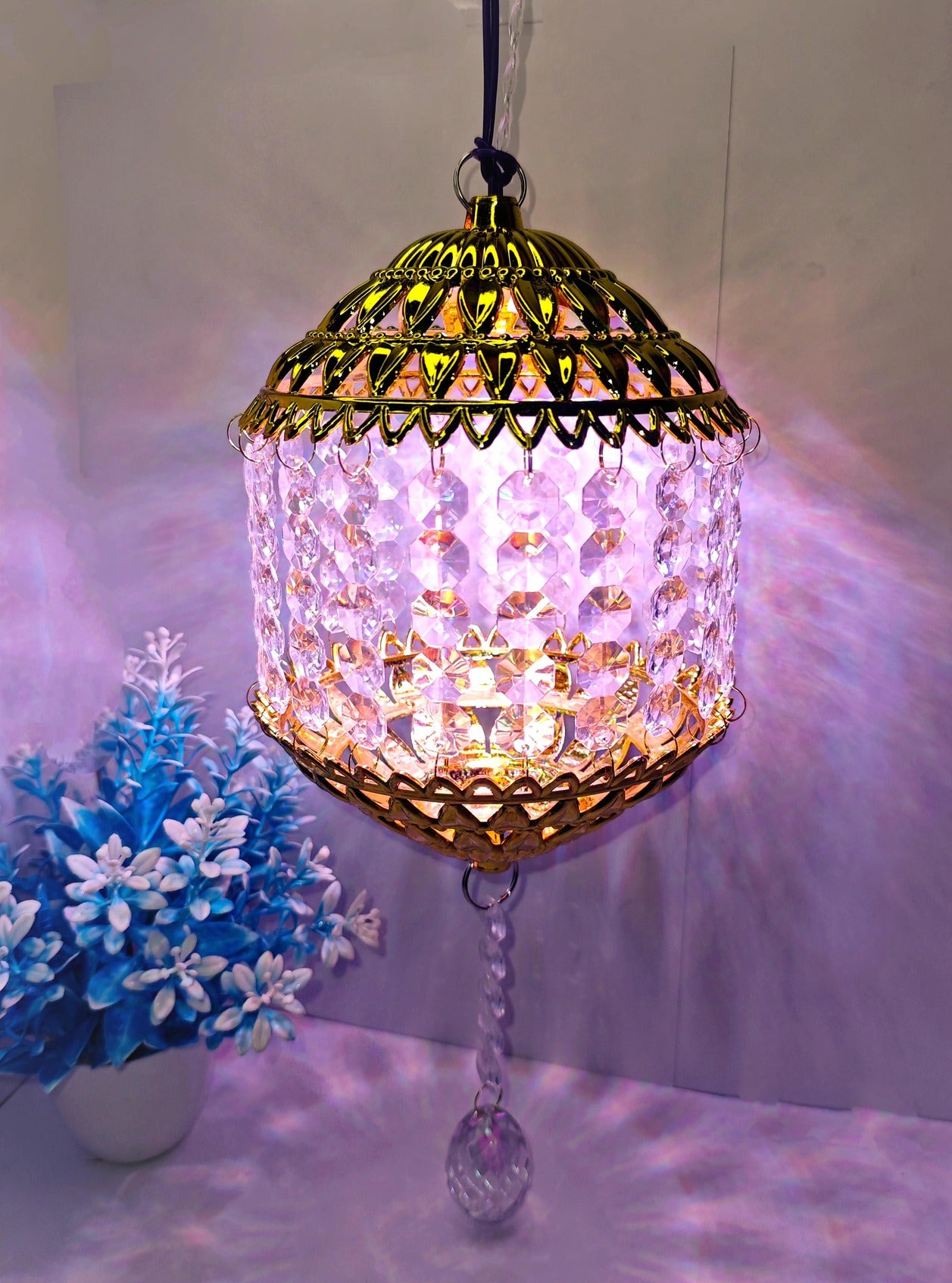 Traditional Acrylic KANDEEL with RGB LED Light