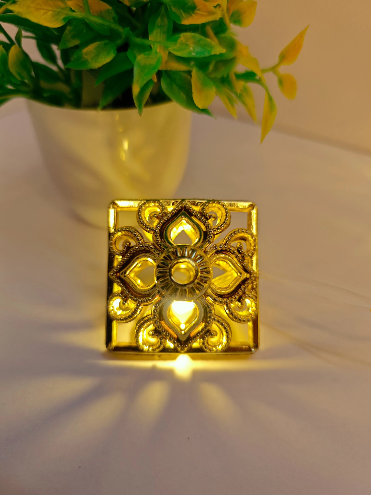 Square Shaped Moroccan Style Hanging Fairy String Lights