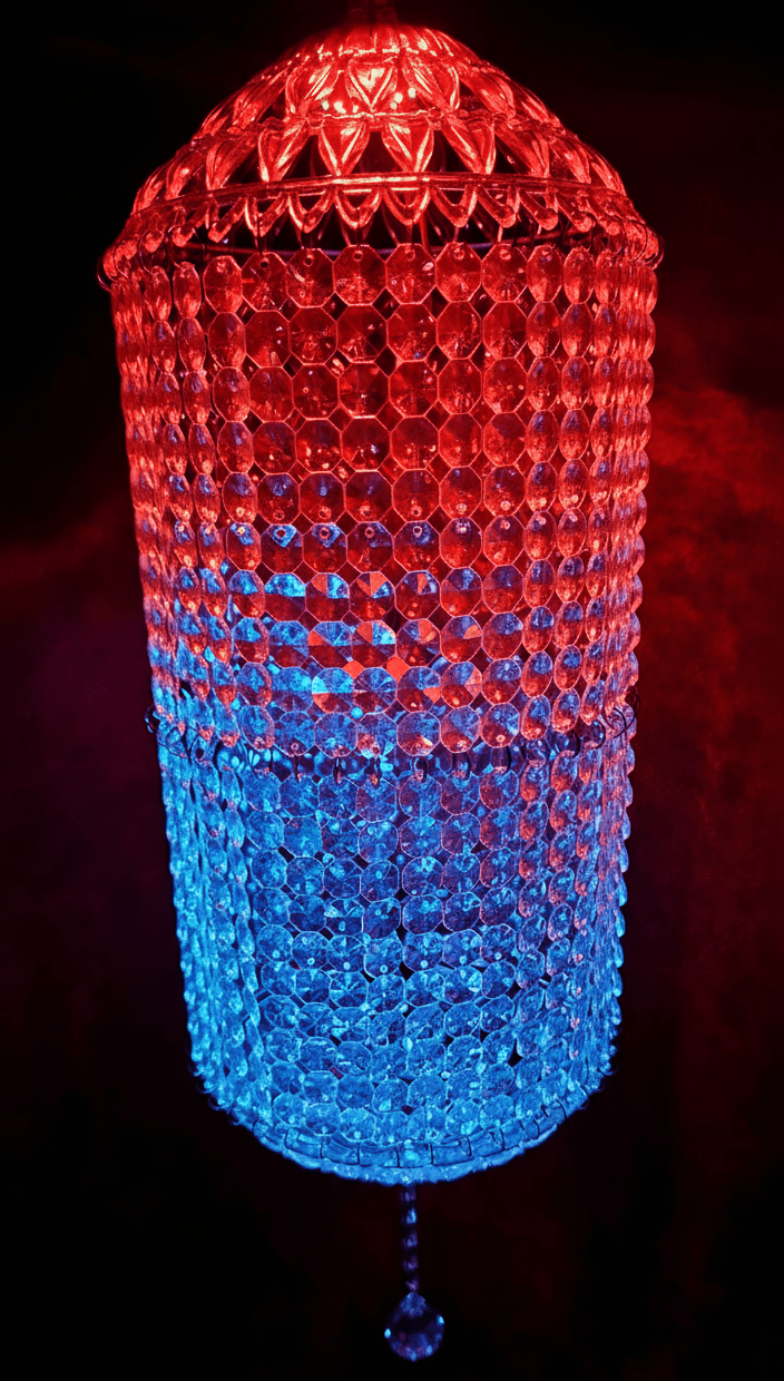Traditional Acrylic KANDEEL with RGB LED Light For Indoor/Outdoor Decorations - Festive Decore