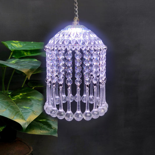 Mini Acrylic Crystal Jhumar/Chandelier for Indoor Outdoor Decorations