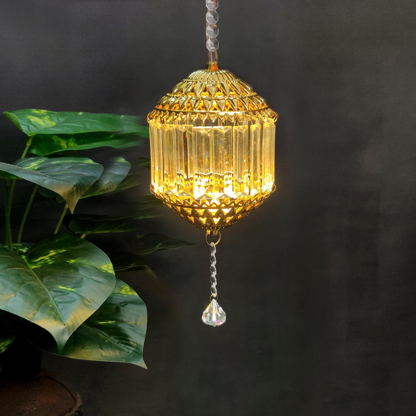 Traditional Acrylic KANDEEL with RGB LED Light