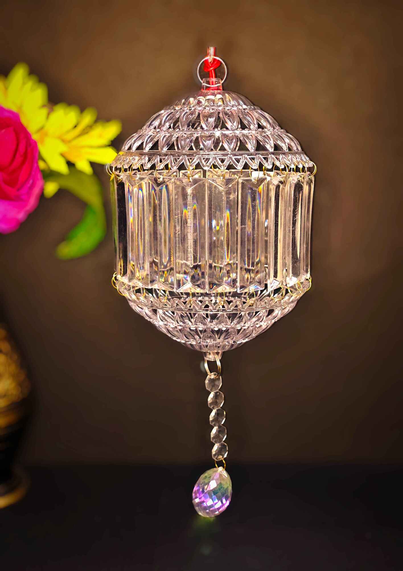 Traditional Acrylic KANDEEL with RGB LED Light