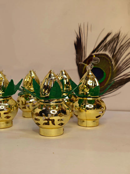 Kalash Style Hanging Fairy Light String for Home Office and Mandir Decore (Kalash)