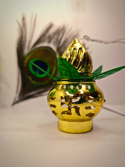 Kalash Style Hanging Fairy Light String for Home Office and Mandir Decore (Kalash)