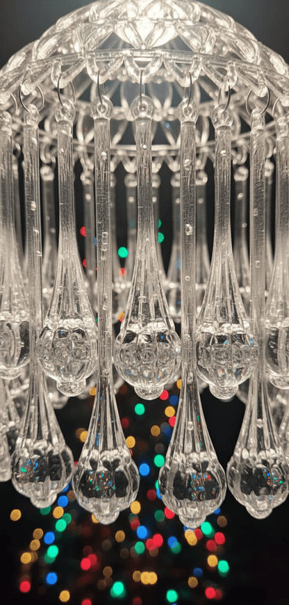 Mini Acrylic Crystal Jhumar/Chandelier for Indoor Outdoor Decorations - Festive Decore