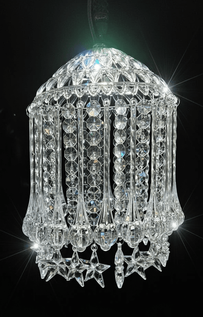 Mini Acrylic Crystal Jhumar/Chandelier for Indoor Outdoor Decorations - Festive Decore