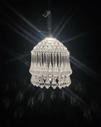 Mini Acrylic Crystal Jhumar/Chandelier for Indoor Outdoor Decorations - Festive Decore