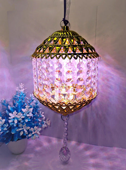 Traditional Acrylic KANDEEL with RGB LED Light - Festive Decore