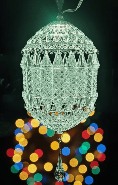 Traditional Acrylic KANDEEL with RGB LED Light For Indoor/Outdoor Decorations - Festive Decore