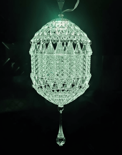 Traditional Acrylic KANDEEL with RGB LED Light For Indoor/Outdoor Decorations - Festive Decore
