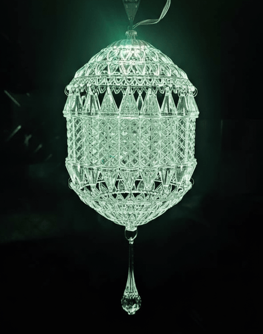 Traditional Acrylic KANDEEL with RGB LED Light For Indoor/Outdoor Decorations - Festive Decore